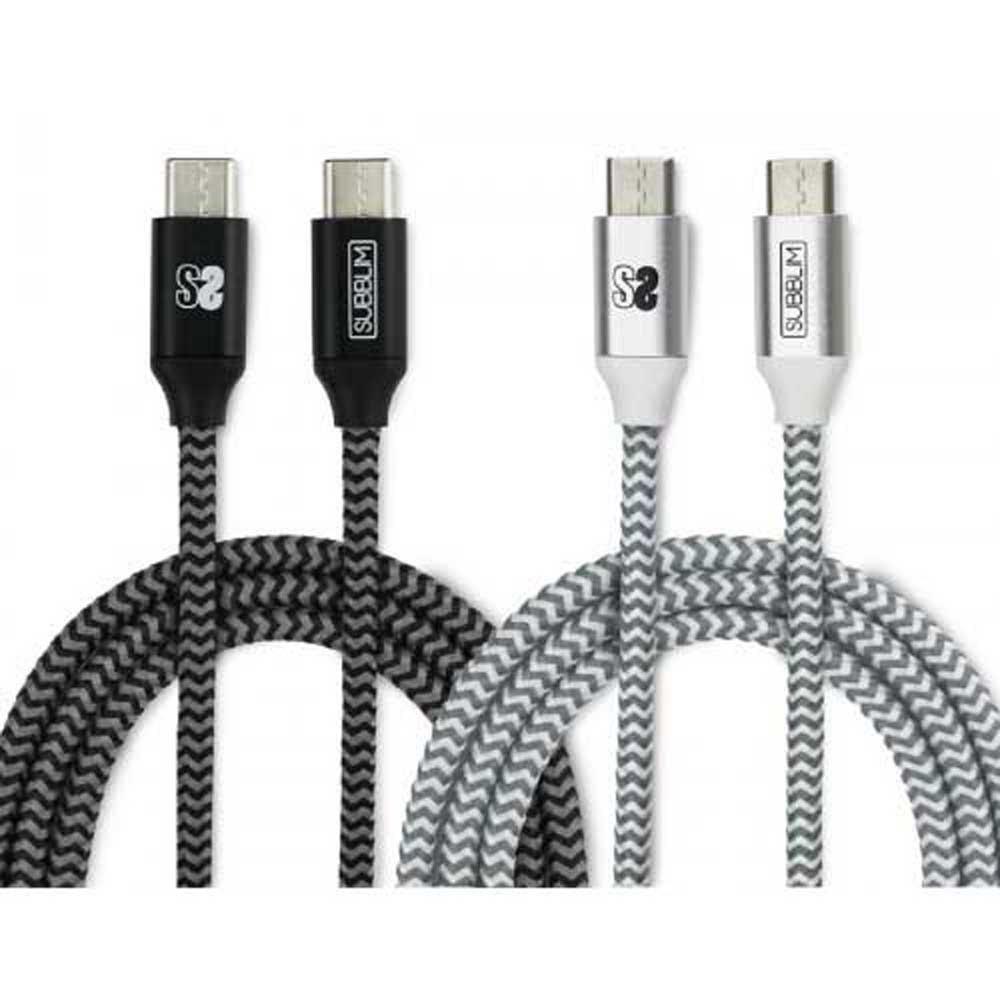 USB Cables | SUB-CAB-4CC001 1 m Cable 2 units Black Cables Black