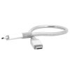 USB Cables | Sync&Charge Stainless Steel USB C To USB C 3.1 30 cm White Cables USB Cables