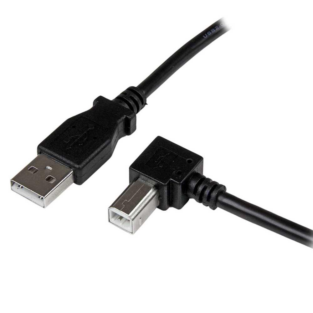 USB Cables | USB 2.0 A To Right Angle B 3 m USB Cable Clear Cables Clear