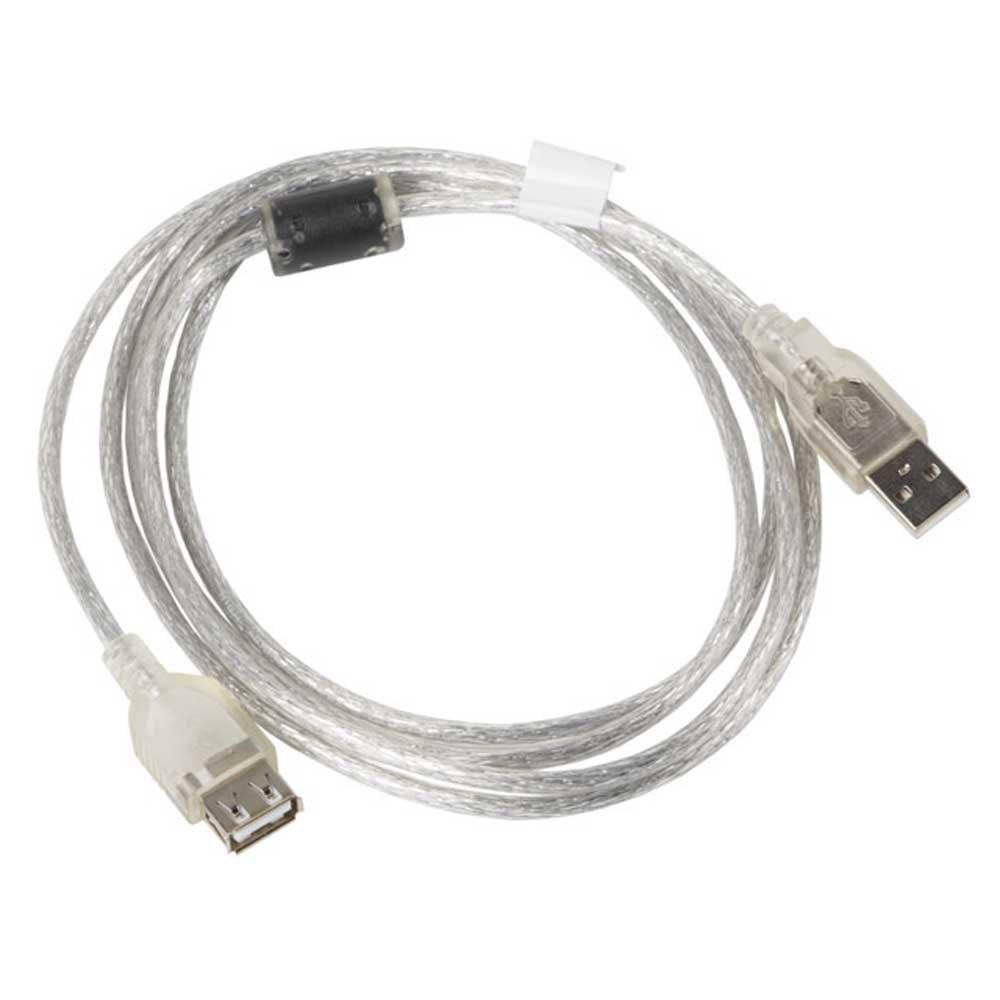 USB Cables | USB 2.0 Ferrite M/H Extension Cable 1.8 m Grey Cables Grey