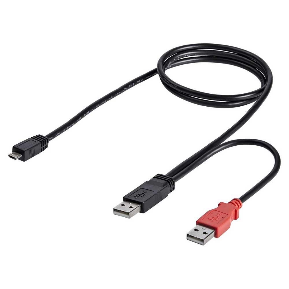 USB Cables | USB 2.0 Micro B To Micro USB 91 cm USB Cable Black Cables Black