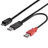 USB Cables | USB 2.0 Micro B To Micro USB 91 cm USB Cable Black Cables Black