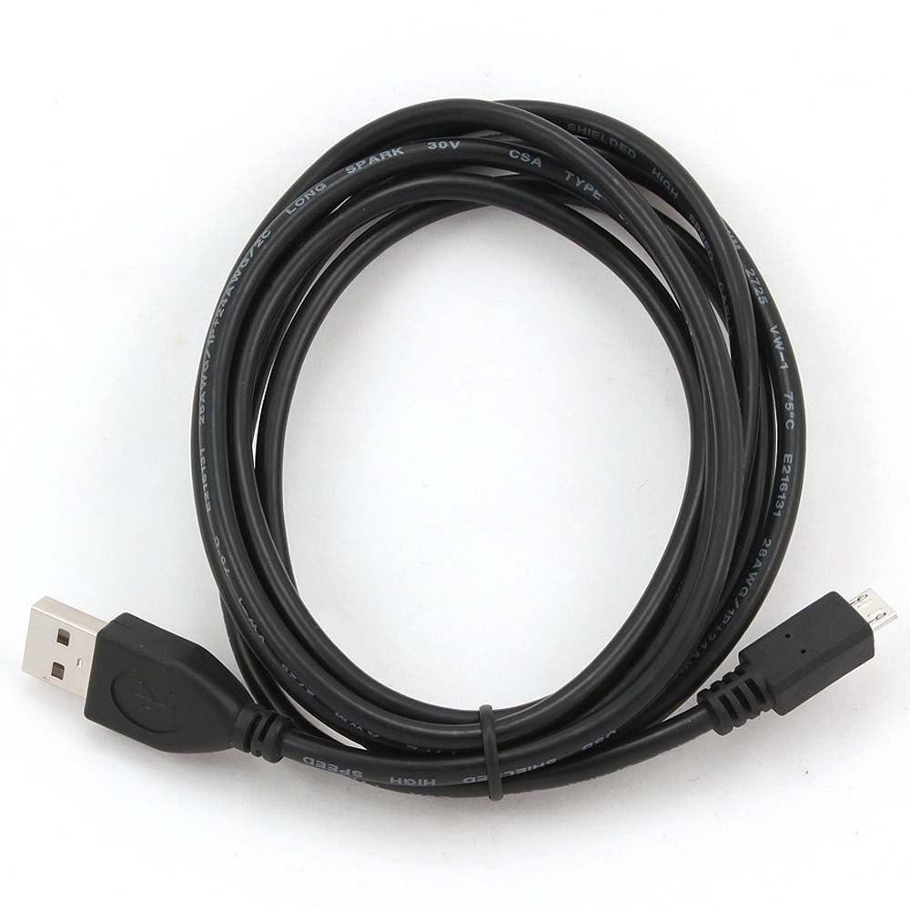 USB Cables | USB 2.0 To Micro USB Cable 1.8 m Black Cables Black