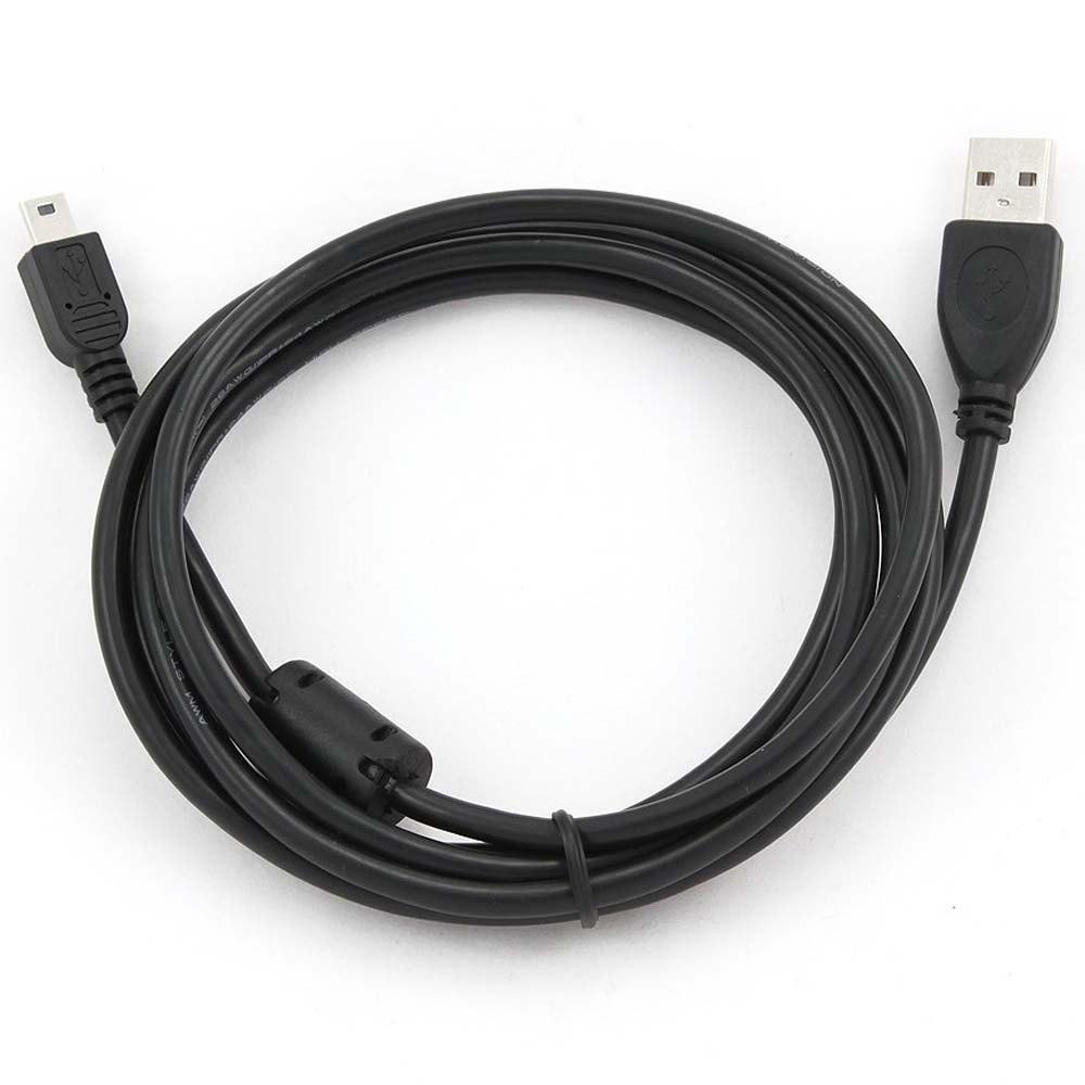 USB Cables | USB 2.0 To Mini USB Cable 1.8 m Black Cables Black