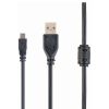 USB Cables | USB 2.0 To Mini USB Cable 1.8 m Black Cables Black