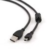 USB Cables | USB 2.0 To Mini USB Cable 1.8 m Black Cables Black