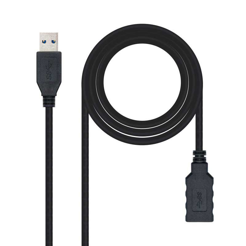 USB Cables | USB 3.0 Extender 3 m Black Cables Black