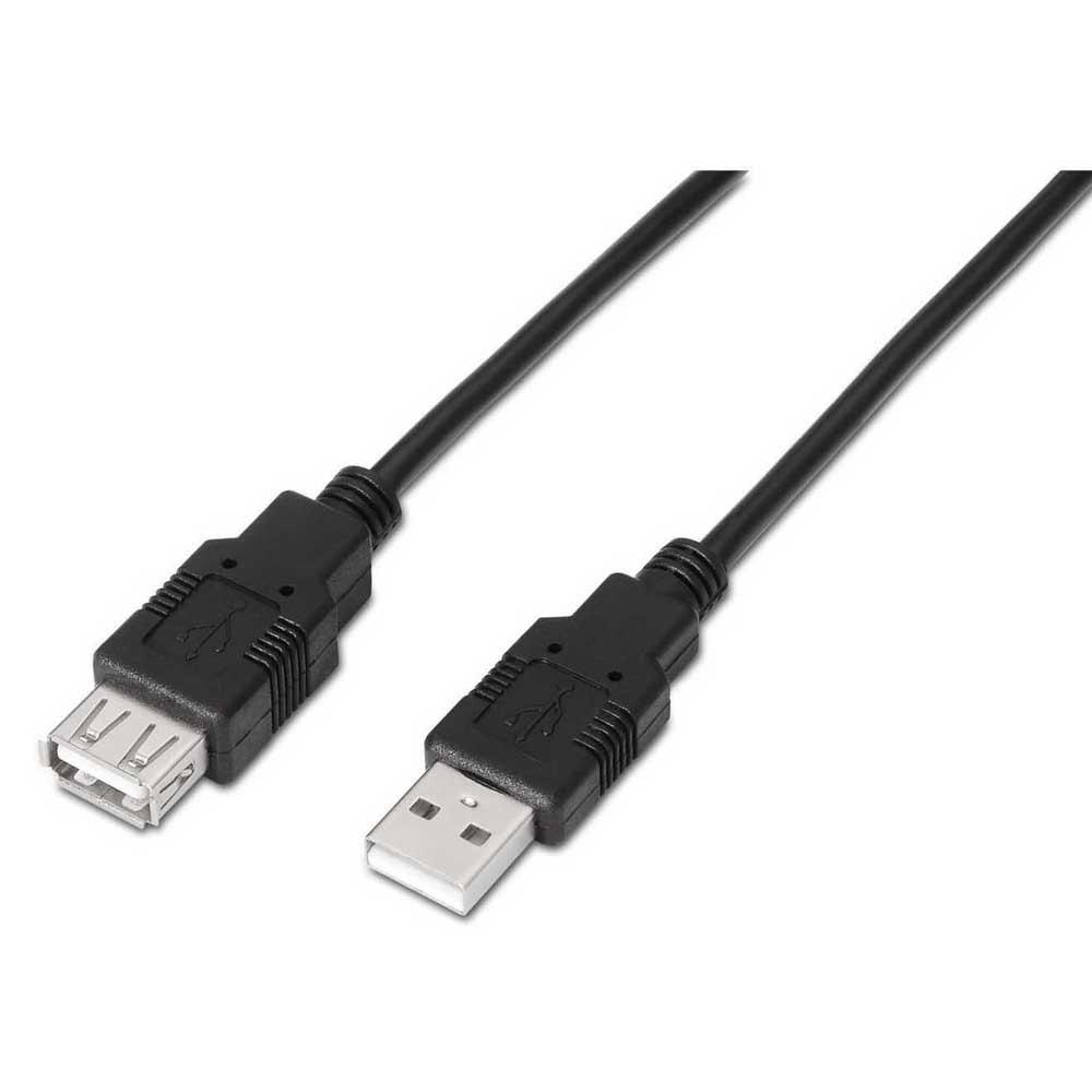 USB Cables | USB-A 2.0 To M/F 3 m Black Cables Black