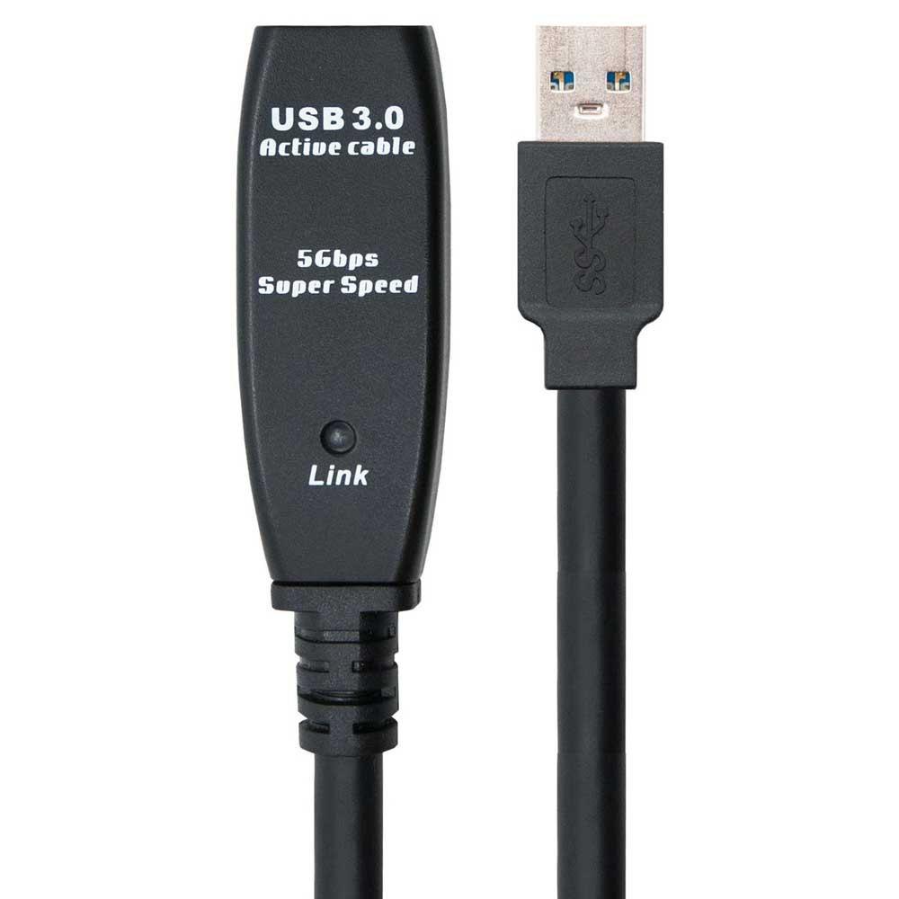 USB Cables | USB-A 3.0 Extender Cable M/F 10 m Black Cables Black