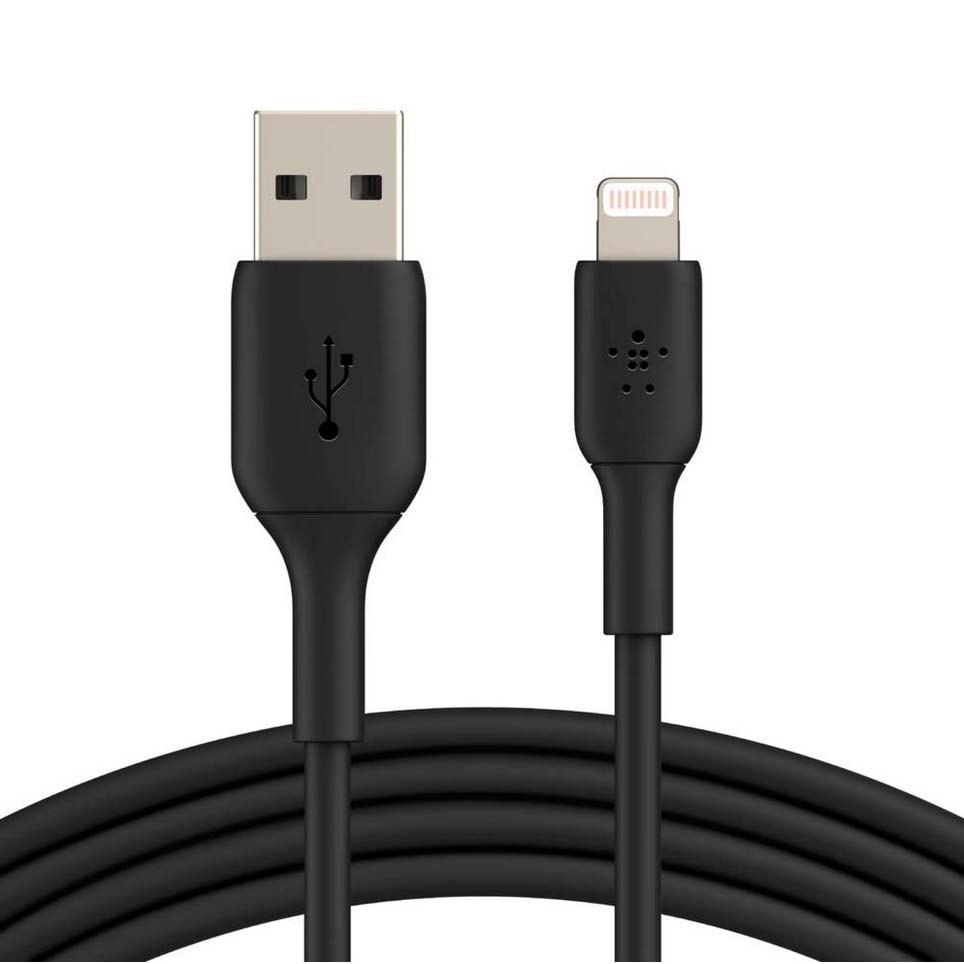 USB Cables | USB-A To Lightning 15 cm USB Cable Black Cables Black