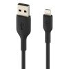 USB Cables | USB-A To Lightning 15 cm USB Cable Black Cables Black