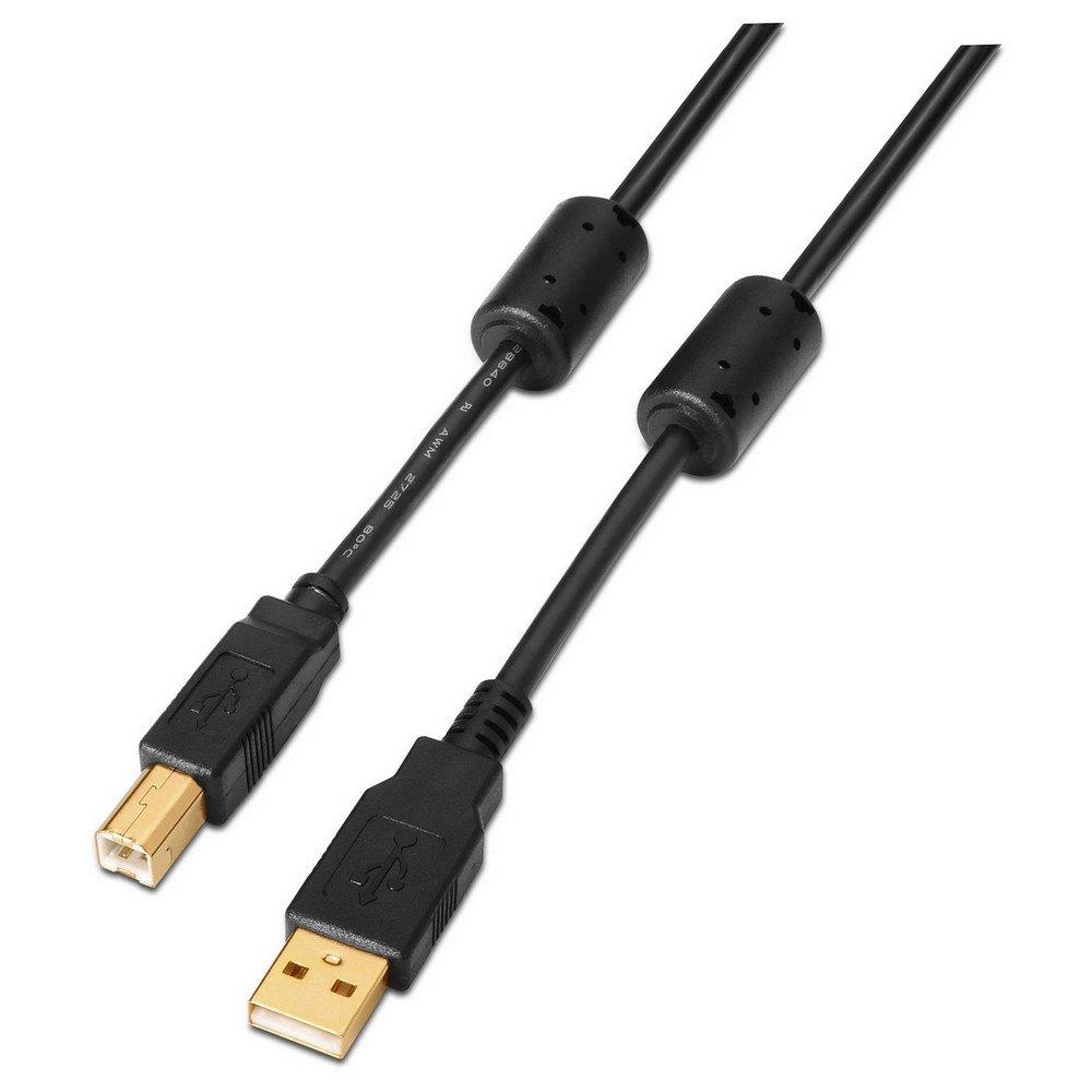 USB Cables | USB-B 2.0 To USB-A 2.0 M/M High Quality 5 m Black Cables Black