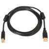 USB Cables | USB-B 2.0 To USB-A 2.0 M/M High Quality 5 m Black Cables Black