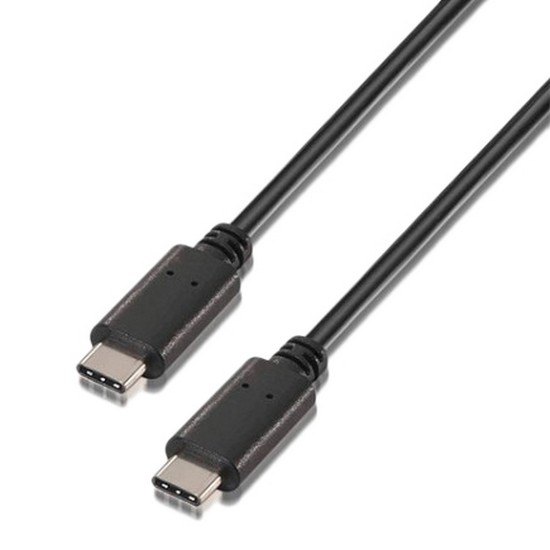 USB Cables | USB C 2.0 Male To USB C Male 2 m USB Cable Black Cables Black