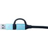 USB Cables | USB-C Cable To /A Blue / Black Cables Black