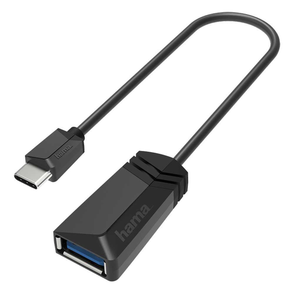 USB Cables | USB C OTG 15 cm USB-A Cable Black Cables Black