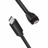 USB Cables | USB-C To Micro USB Cable 50 cm Black Cables Black