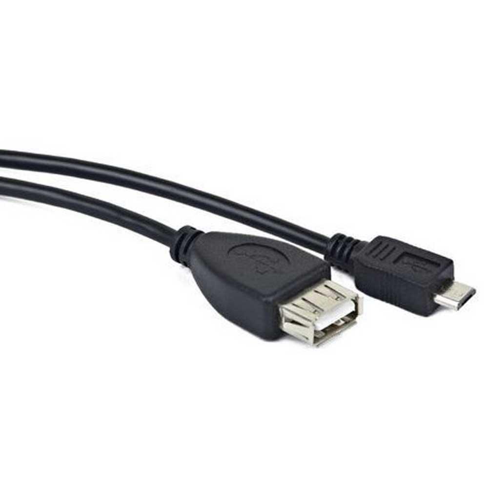 USB Cables | USB H To Micro USB M Cable 15 cm Grey Cables Grey