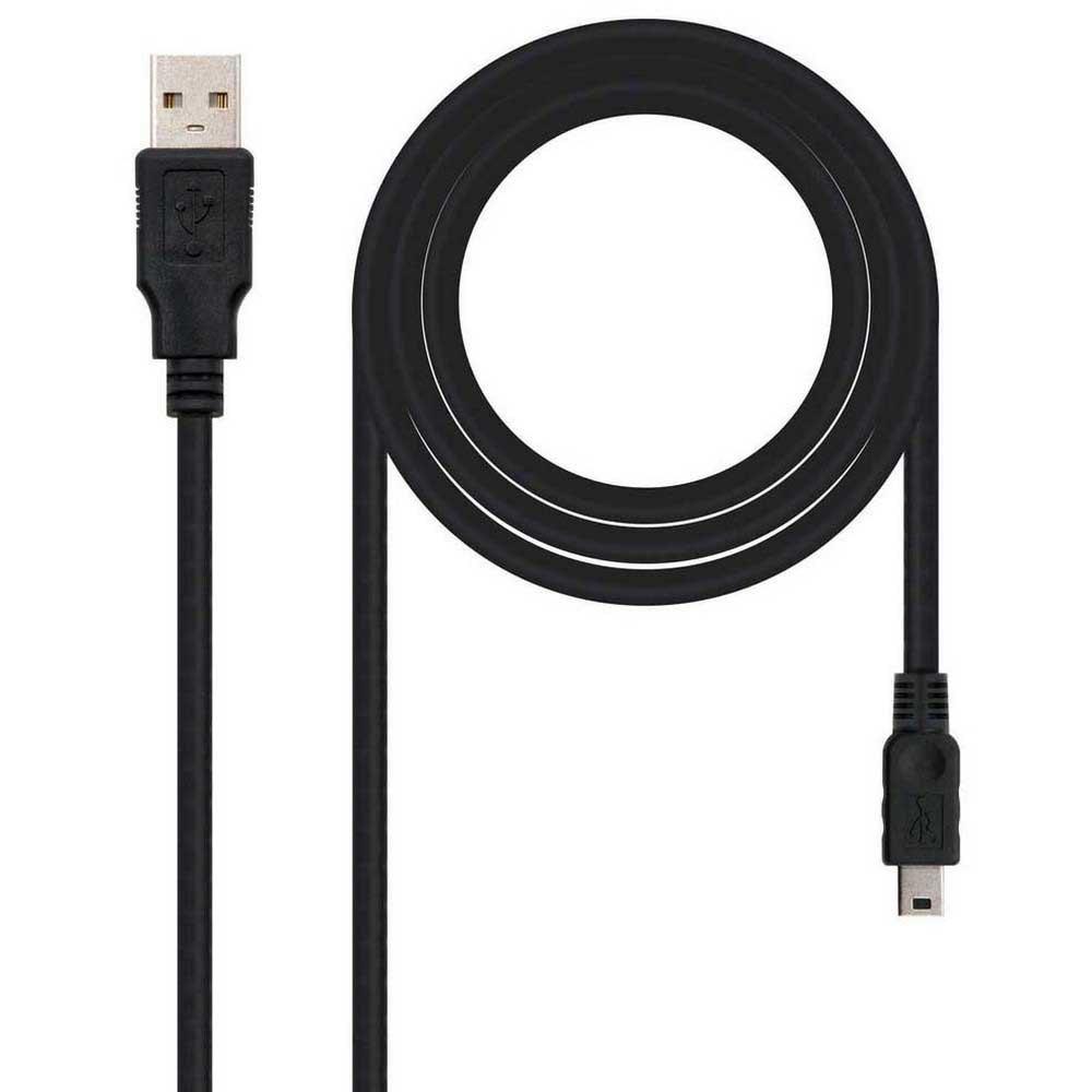 USB Cables | USB To Mini B Cable 1.8 m Black Cables Black