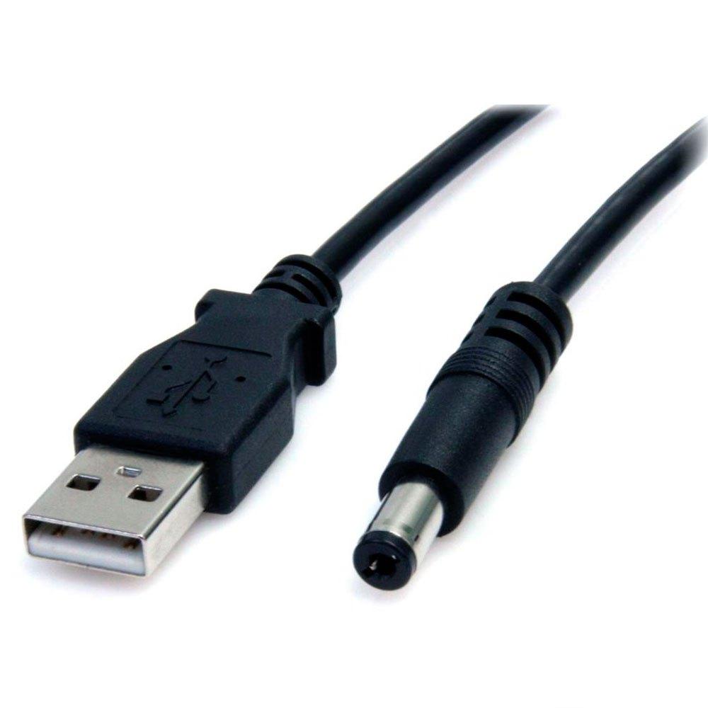 USB Cables | USB to Type M Barrel DC Power Cable 91 cm Black Cables Black