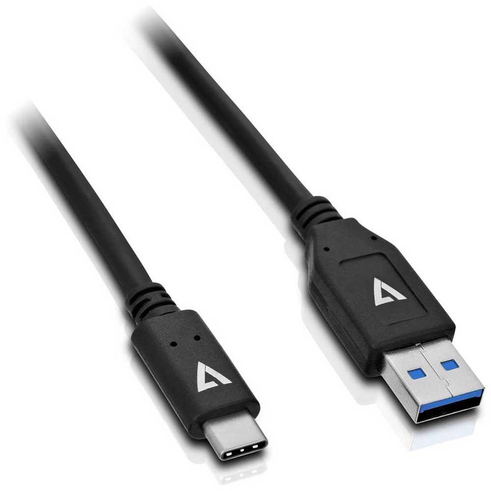 USB Cables | USB To USB-C Cable 1 m 3.1 A Black Cables Black