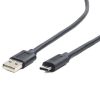 USB Cables | USB 2.0 To USB C Cable 1 m Black Cables Black