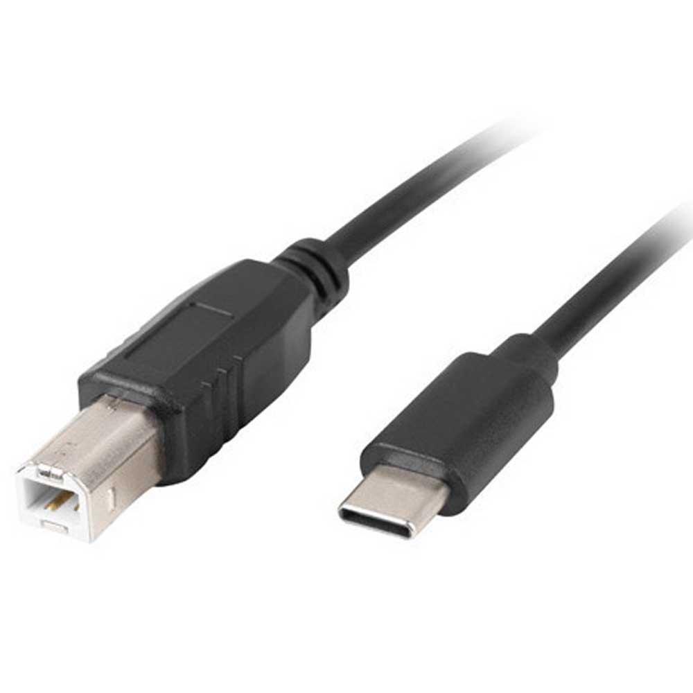 USB Cables | USB C To USB B 2.0 Ferrite Cable 1.8 m Black Cables Black