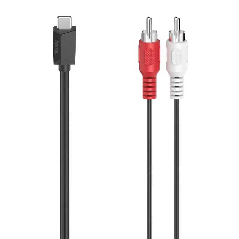 USB Cables | RCA 1.5 m USB-C Cable Black Cables Black