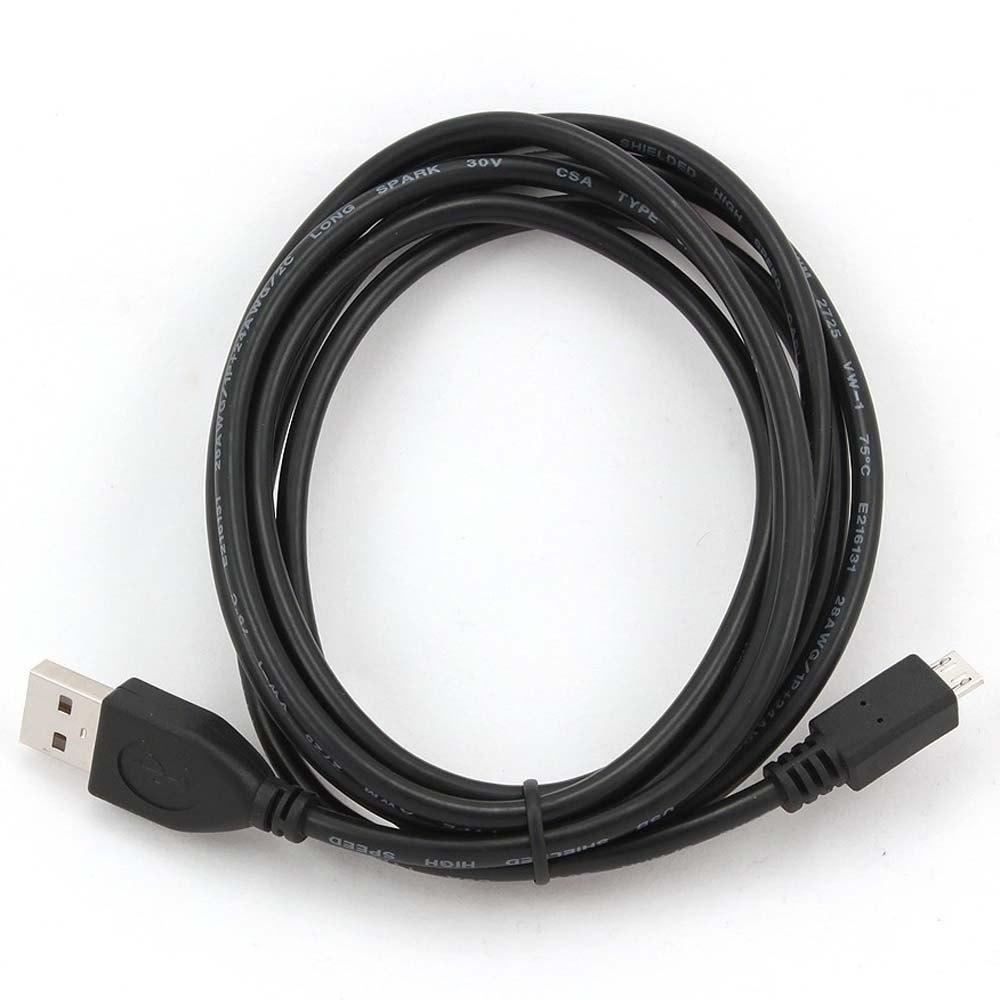 USB Cables | USB 2.0 To Micro USB Cable 3 m Black Cables Black