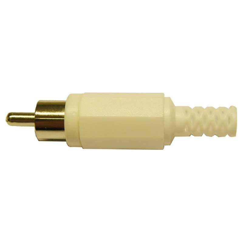 Audio and Video | 1854 RCA Male Connector White Audio & Video Audio & Video