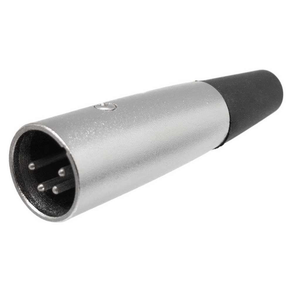 Audio and Video | 4 Pin 1568 XLR Connector Silver Audio & Video Audio & Video