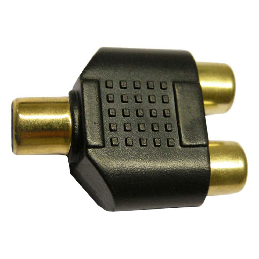 Audio and Video | Female 2X Rca Female RCA Connector Black Audio & Video Audio & Video